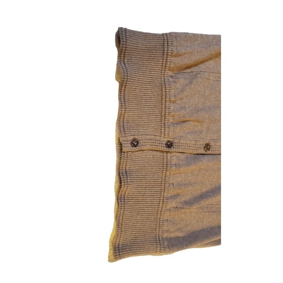 Banana Republic Women Size Small Button Up V-neck Cardigan Tan Crystal Buttons - Picture 9 of 16